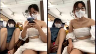 Clip: Hai em gái live sex thủ dâm ở quán trà sữa